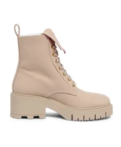 Джинсовые ботильоны темно-бежевого цвета ã-se Chiara Ferragni Collection, бежевый