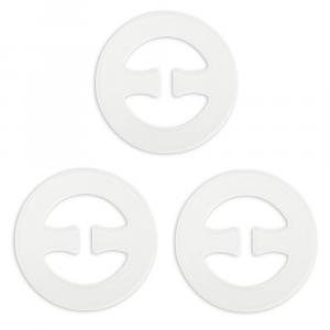 Ремешок с пряжкой для бюстгальтера с фиксированными противоскользящими зажимами для женщин ALLEGRA K, цвет Clear