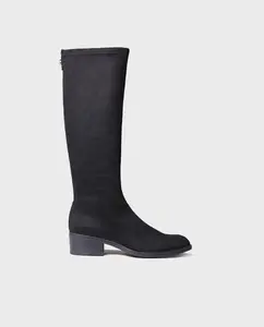 Женские замшевые кожаные ботинки на нескользящей подошве Toni Pons, черный