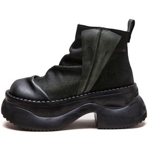 Jay Женские полусапожки коричневые/зелёные/чёрные — зелёные, цвет Green