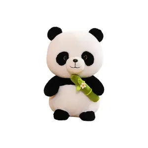 Плюшевая игрушка Cute Huahua Panda Menglan с бамбуком, высота 25см/35см Lv Fielder