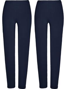 Леггинсы из одинарного джерси, комплект из 2 пар, цвет: темно-синий/темно-синий Erwin Müller