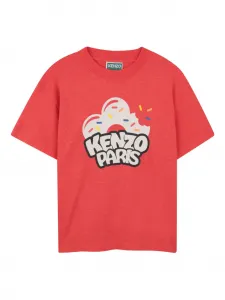 Футболка с логотипом Kenzo Kids, красный