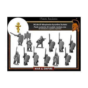 Скутатои-копейщики, War & Empire - Dark Ages Miniatures - Byzantine, Late/Nikephorian (15mm)