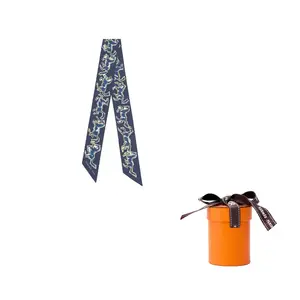 Шелковые платки liberte для женщин HERMES, синий