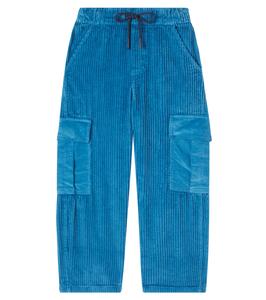 Брюки-карго из хлопкового вельвета Salem Cozmo, Blue Midnight