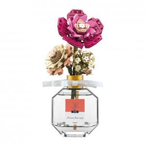 Блок цветочная серия ароматерапия строительные блоки букет строительные блоки JK2503 JAKI