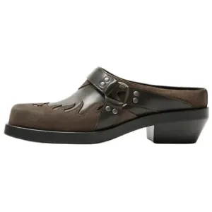 ZARA Абразивостойкие закрытые тапочки Men's Brown