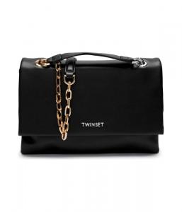 Сумка женская Twin-Set через плечо на цепочке, черный