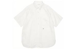 Рубашка SS23 Button Down Wind Shirt Men's Nanamica, белый