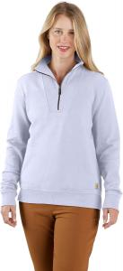 Carhartt Women's TENCEL Fiber Series расслабленный фасон полузастежка свитшот, Fresh Lavender