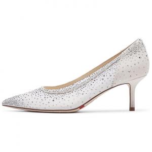 Туфли «Звездная фея», свадебные туфли на тонком каблуке, высокие каблуки 6 см, женские Staccato, Fairy Pink