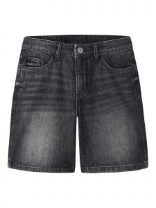 TWO SOON Джинсовые шорты Regular в темно-сером цвете