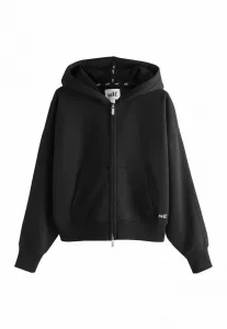 Толстовка на молнии стандартного кроя с капюшоном Self., Black