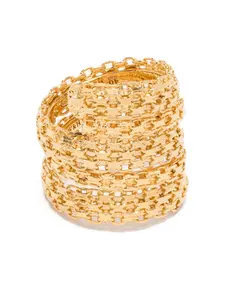 Кольцо с цепочкой Wouters & Hendrix, золотой