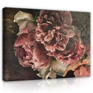 Картина на холсте Wallarena Blumen Vintage Wohnzimmer, 60x40x2 см, многоцветный