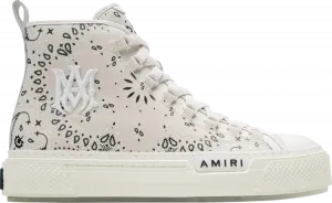 Кроссовки Amiri Court High 'Bandana - Alabaster', кремовый