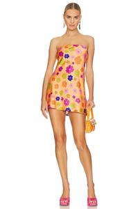 Платье мини Show Me Your Mumu X Revolve Taylor, цвет Poppin Poppy