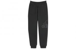 Детские трикотажные спортивные штаны Adidas, черный