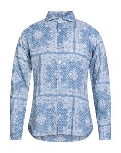 Рубашка Fedeli, серо-синий