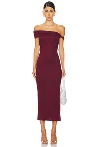 Платье клары Nia, цвет oxblood