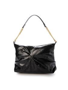 cachecache / Стеганая сумка через плечо с присборенной цепочкой