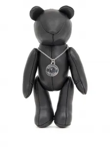 Кожаная игрушка медведь A Bathing Ape, черный