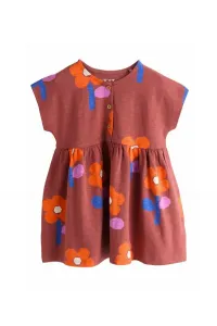 Трикотажное платье стандартного кроя Next, Retro Orange