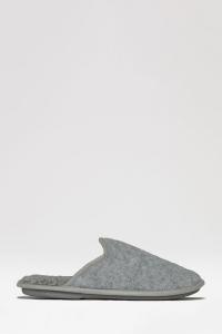 Слипоны из фетра на подкладке из искусственной овчины Threadbare, серый