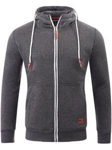 Толстовка с капюшоном на молнии Reslad RS1006, антрацит