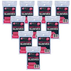 Мягкие рукава для футбольных карточек, защитные рукава для карточек Mtg, 1000 шт. Inna marka