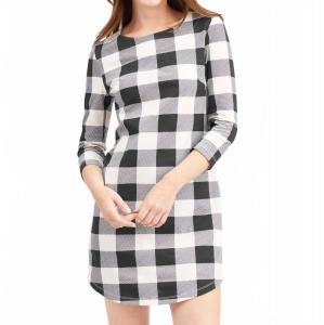 Мини-платье Hinckley в клетку Buffalo Check, черное Mahi Gold, Buffalo Check In Black