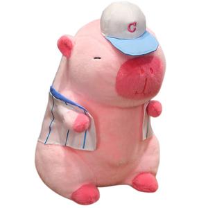 Tranquility and elegance Плюшевая игрушка капибара розовая, высота 38см/48см/58см/70см/110см