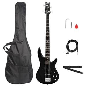 Басс гитара Glarry Black GIB 4 String Bass Guitar Full Size