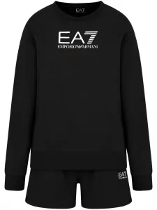 Спортивные шорты с логотипом Ea7 Emporio Armani, черный