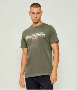 Футболка S-AYLMER N1J regular fit Napapijri, зеленый