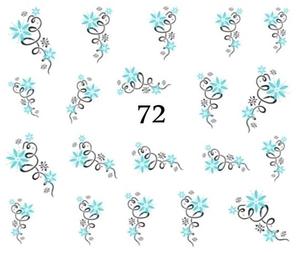 Водные наклейки для ногтей - №72, inna