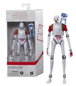 Звездные войны — дроид-охранник Kx (Holiday Ed.) — фигурка черной серии 15 см Hasbro
