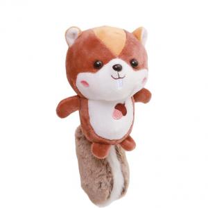 FKOFR Большой хвост белка жевательная брелок кукла плюшевый кулон 18см высота