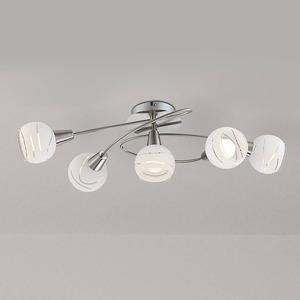 Потолочный светильник Globo Lighting Elliott Typ B, опаловое стекло / железо - 5 ламп