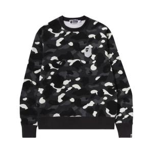 Свитер BAPE City Camo Large Ape Head Crewneck, Black