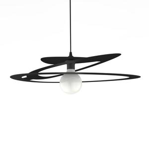 Подвесной светильник Lumicom Dilate, черный - диаметр абажура: 51 см