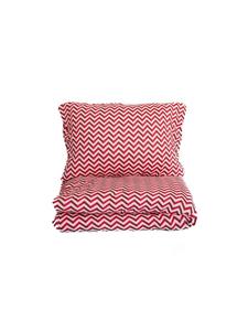 Постельное белье из 100% хлопкового джерси - всесезонное постельное белье красного цвета COFI 1453, 135 x 200 см