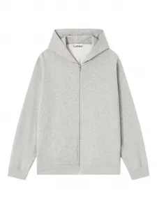 Толстовка с капюшоном на молнии Teddy GANNI, серый