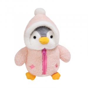 Милые трансформирующиеся пингвины плюшевые куклы высота 28cm/35cm/45cm Fat Fat Dragon, розовый