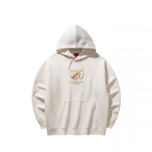 Anta Мужская толстовка Good Things Happen, цвет Milk Salt, белый