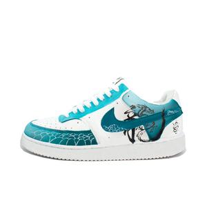 Nike Низкие кроссовки для скейтбординга Court Vision Shock Absorbers унисекс голубого цвета