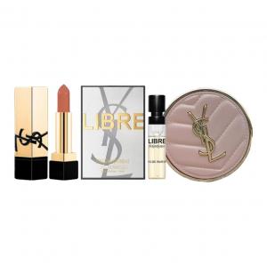 Помада Air Cushion парфюмерный набор пробников для макияжа легко растушевывается сияющий выравнивающий тон кожи набор из 3 штук SAINT LAURENT