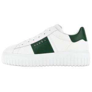 HOGAN Низкие кроссовки для скейтбординга H-Stripes, мужские, белые