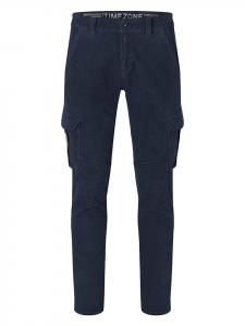 Timezone Брюки-карго "Никлас" темно-синего цвета